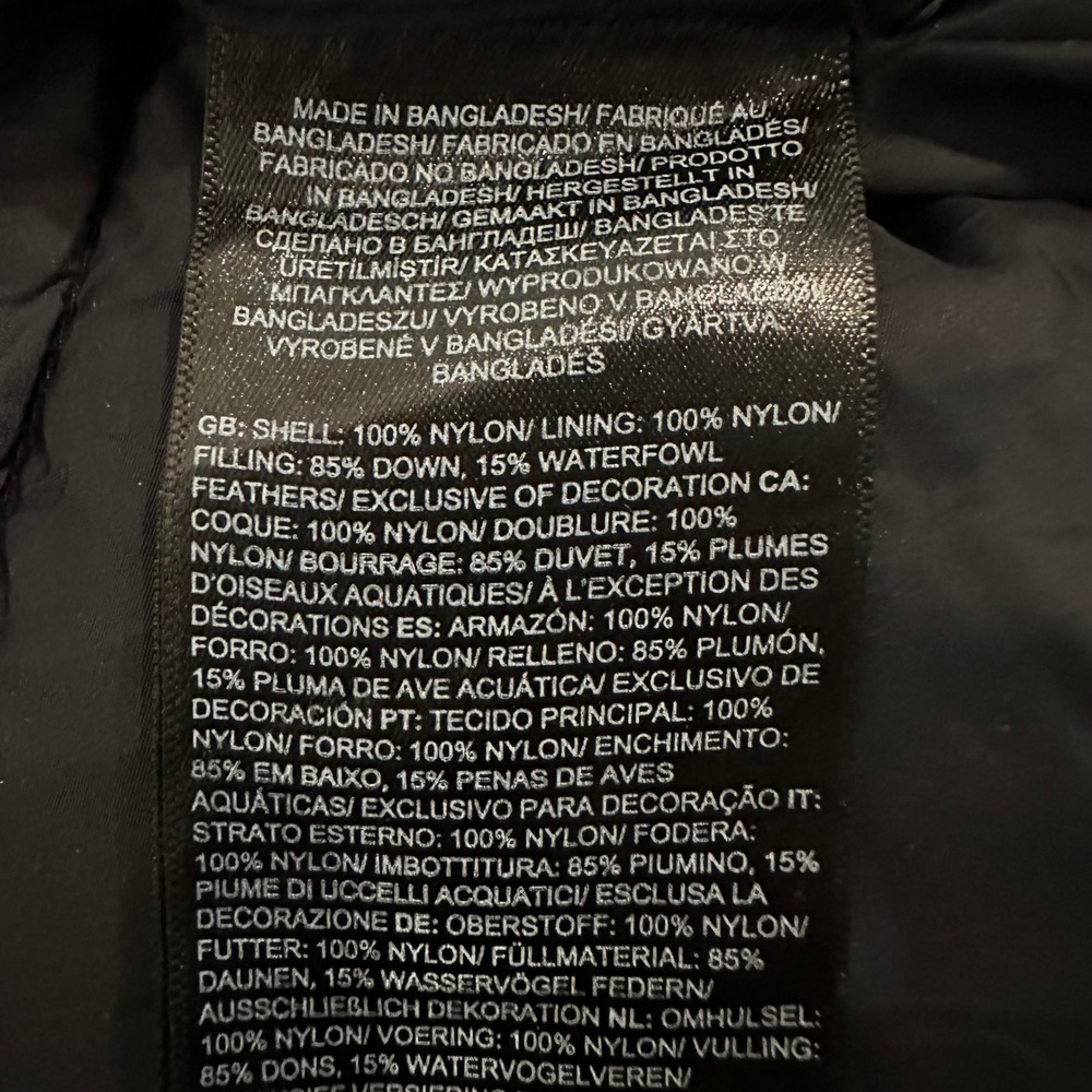 The North Face Women's 1996 Retro Nuptse 700 Fill Down Puffer Jacket Black Small - Picture 11 of 11